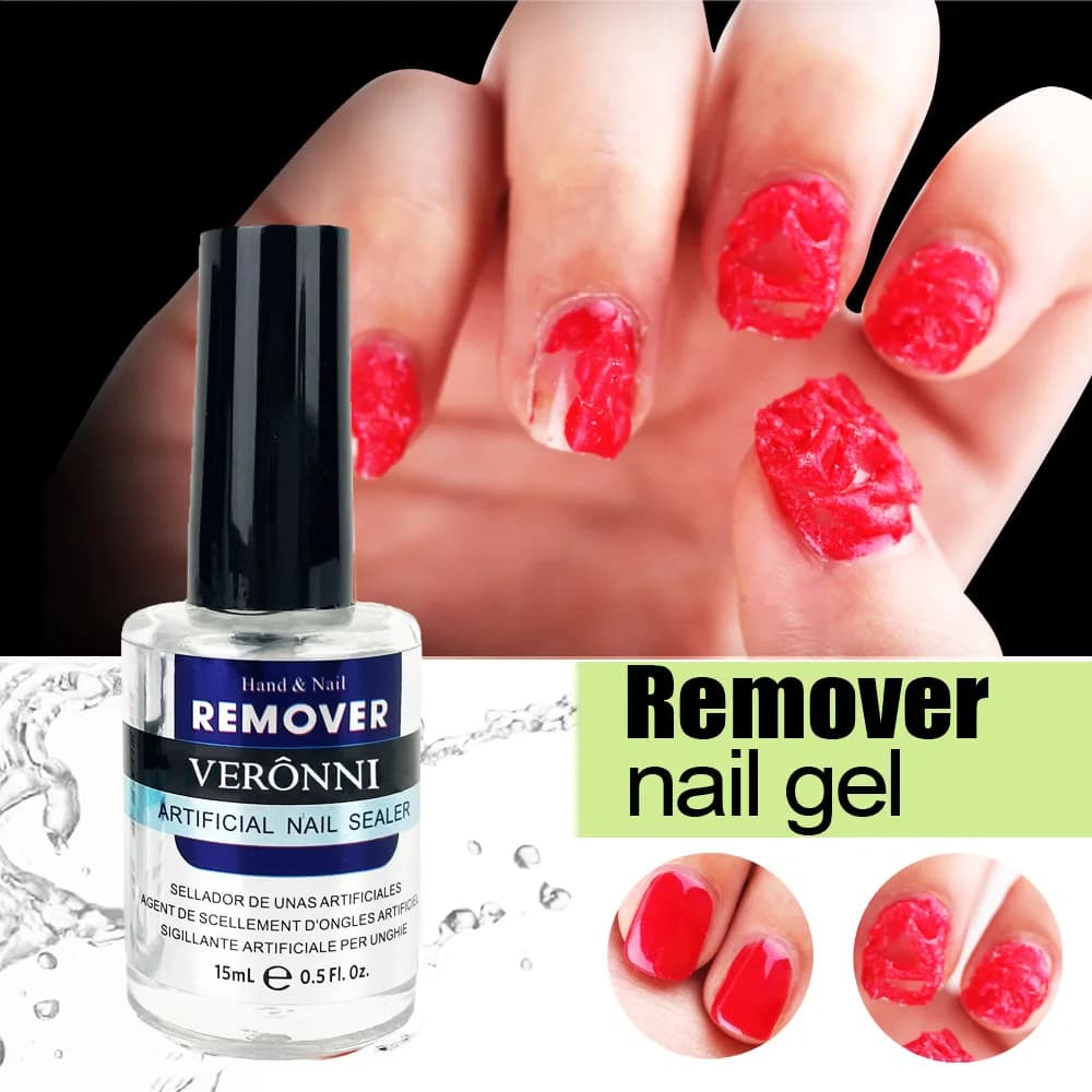 Smalto per Gel per unghie da 15ML smalto per Gel a rimozione rapida Soak Off UV LED Cleaner Function Gel rimuovi Manicure per uso domestico o saloni per unghie