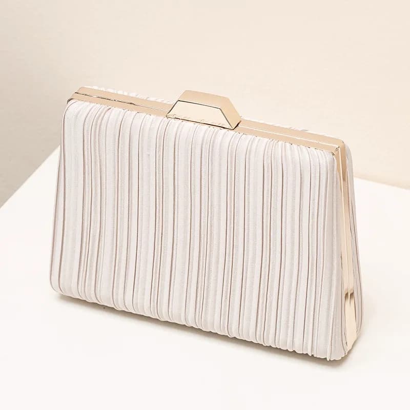 Nesitu Women Make Up Cosmetic Evening Shoulder Messenger Clutch Bag Phone Purse Handbag Golden Blue Pink M88136