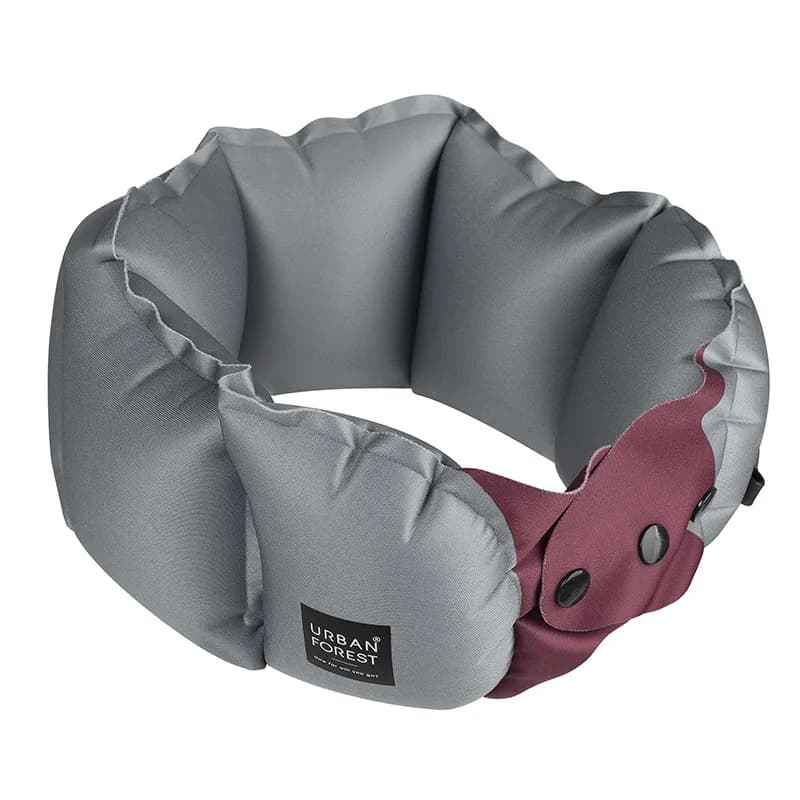 Mole Inflatable Travel Pillow, Portable U-Shaped Neck Support for Airplane Car Office Nap Rest
