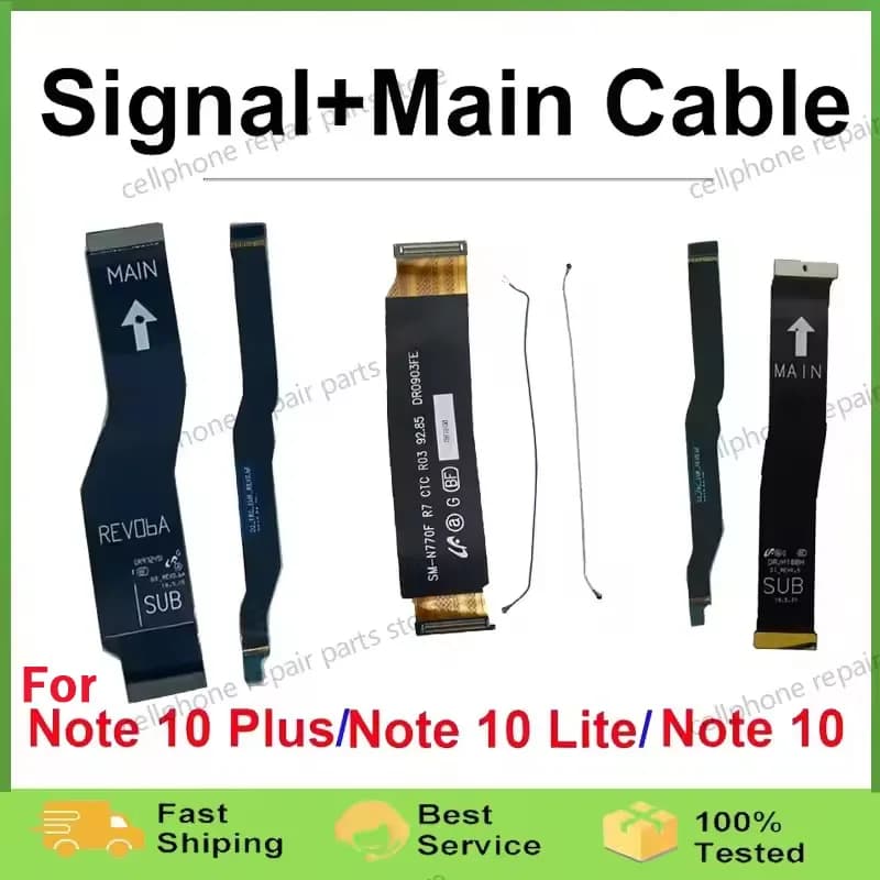 Per Samsung Nota 10 Lite N770 Plus N975F N975U N976V N970F Lite N770F Segnale Wi-Fi Antenna USB Dock Cavo flessibile della scheda madre principale