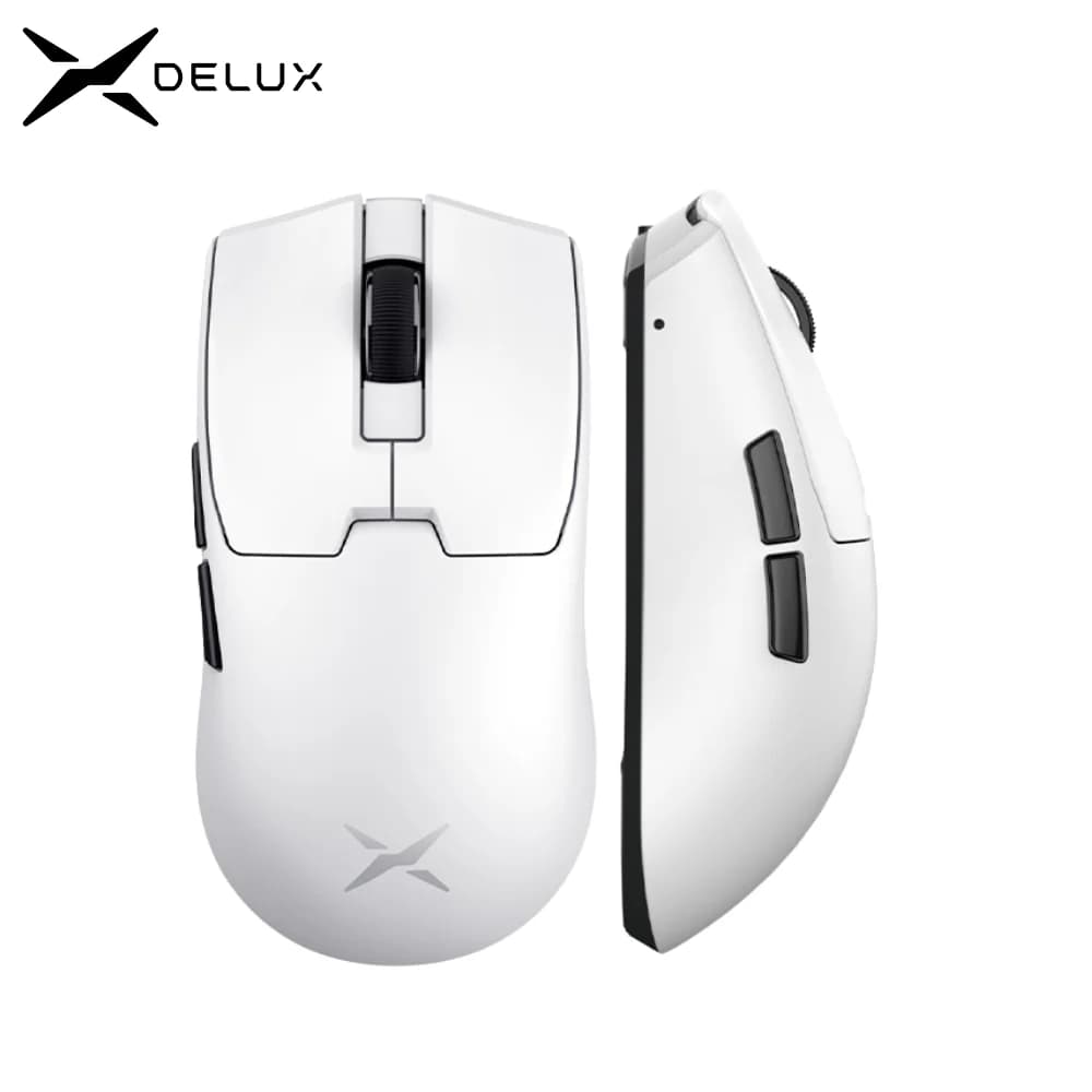 Delux M800mini Wireless Gaming Mouse, 46g Lightweight,PAW3311,1KHz Polling Rate Recharge Mice for Small to Medium Hand PC Gamer