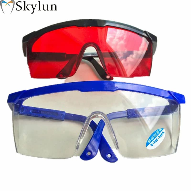 Protective eyeglasses for dental laser eyes protection for teeth whitening adjustable glasses waterproof anti-fogging glasses SL712