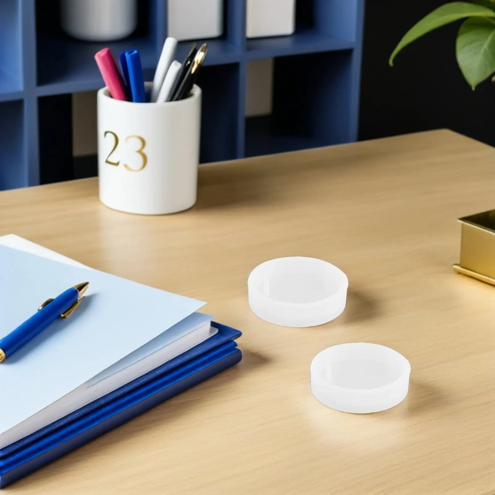 10 Pezzi Stampi in Silicone per Gioielli, Stampi per Resina a Forma Ovale con Foro, per Creazione Fai-da-Te di Collane, Orecchini e Portachiavi in Resina Epossidica