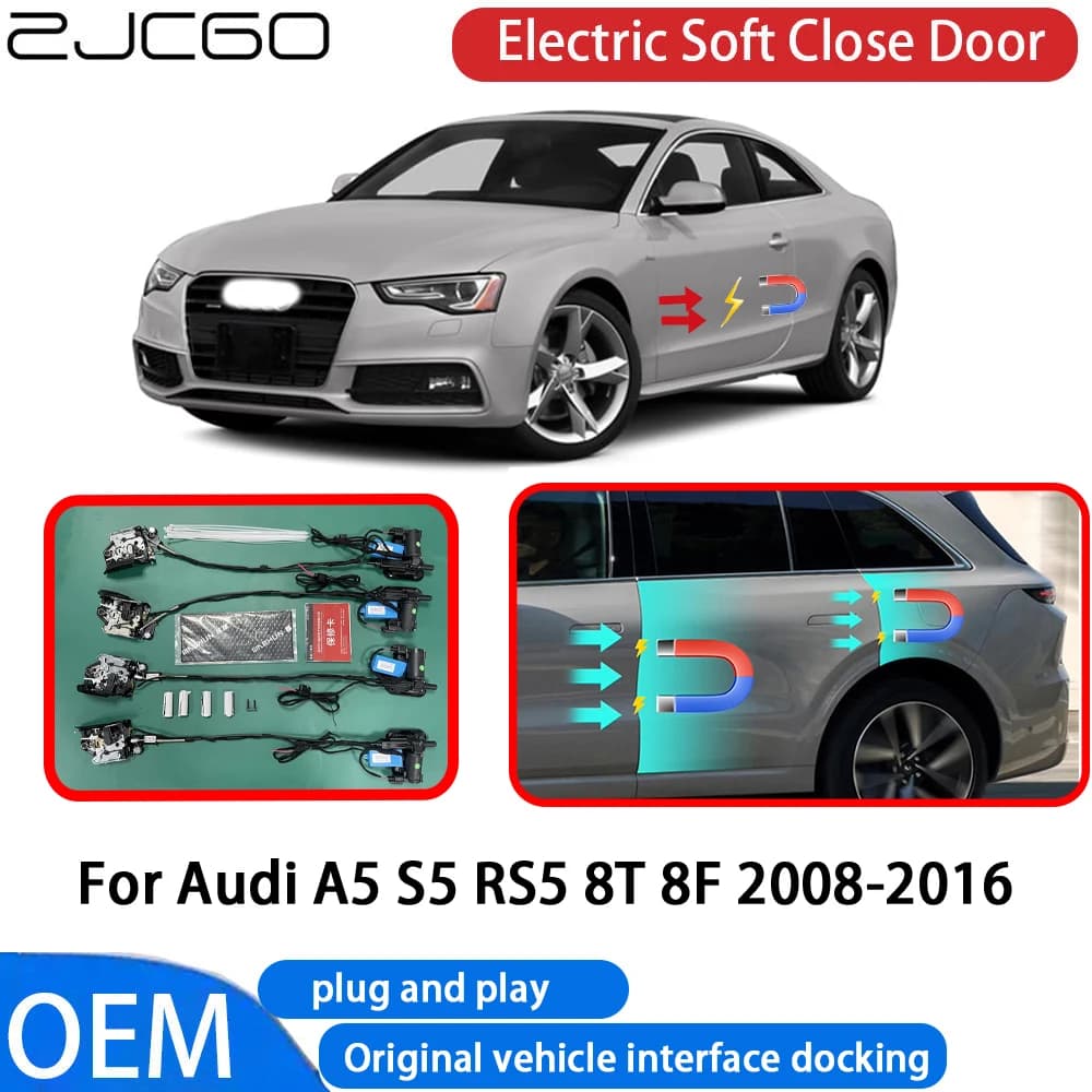 Per Audi A5 S5 RS5 8T 8F 2008-2016 Auto Elettrica Automatica Soft Close Sistema di Chiudiporta OEM Plug and Play Comfort Chiusura