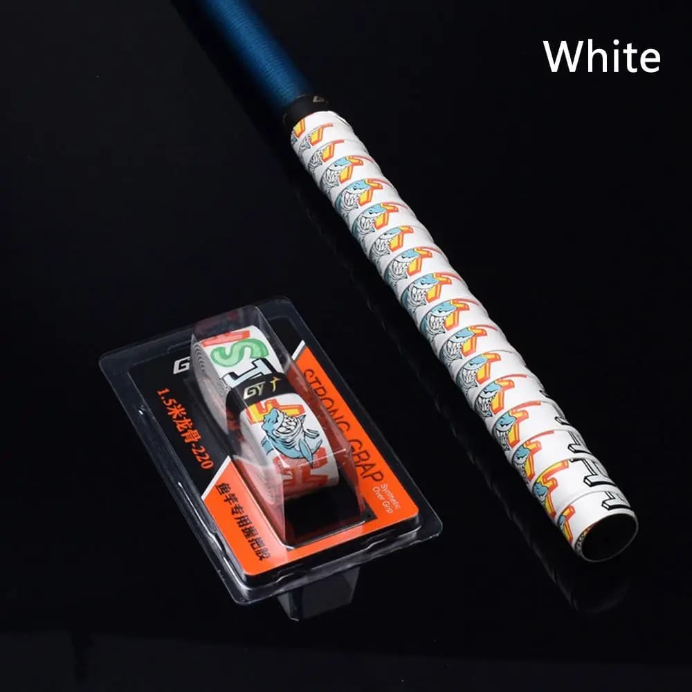 Nastro Antiscivolo per Impugnatura da 1,5m, Design a Chiglia, per Manubri di Biciclette, Racchette da Tennis e Squash, Fasce Assorbenti per Badminton