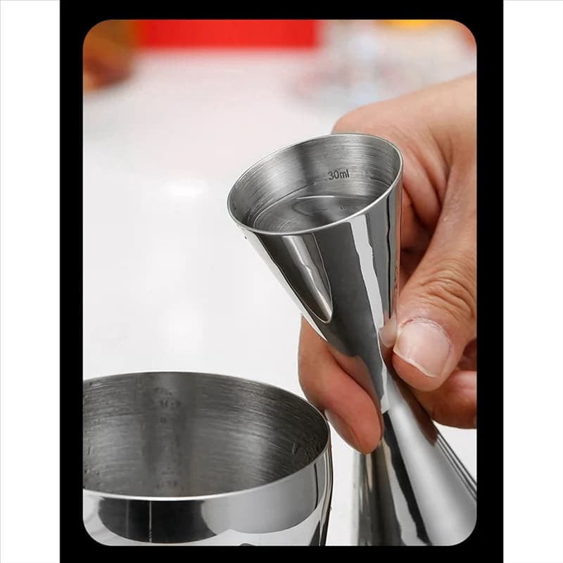 AB35-2X Misurino in acciaio inossidabile a doppia testa Bar Party Wine Cocktail Shaker Jigger 45 ml