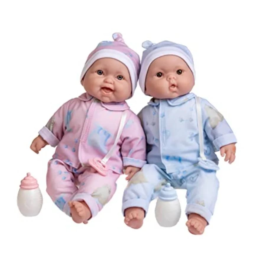 New product tasting price Twins 3" Realistic Soft Body Baby Dolls JC Toys - Berenguer Boutique Twins Gift Set with Removable Ou