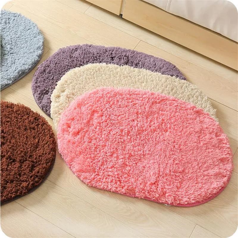 Tappetino da bagno confortevole in microfibra per bagno Tappetino antiscivolo per camera da letto Tappetini da soggiorno Tappeto morbido Tappetino da toilette durevole e lavabile