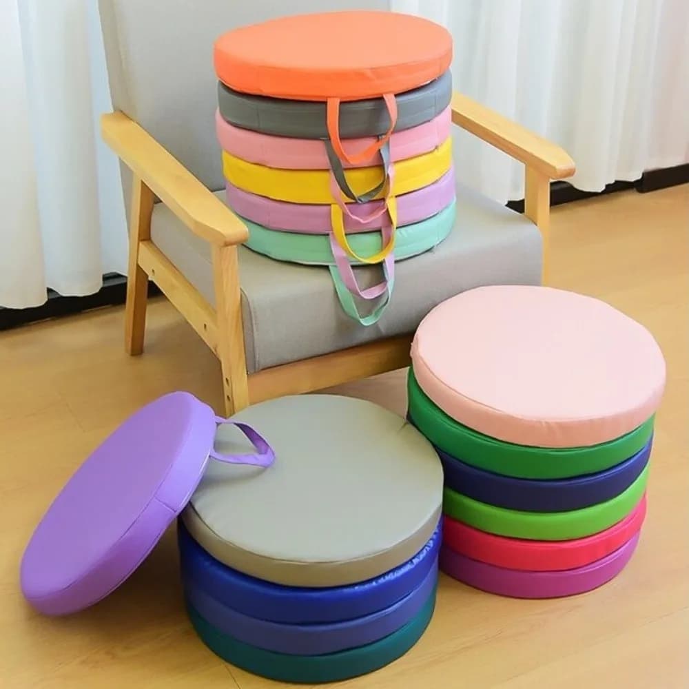 Comodi cuscini per sedie addensati Cuscino per sedile in morbida memory foam in pelle Cuscino per sedia lavabile impermeabile