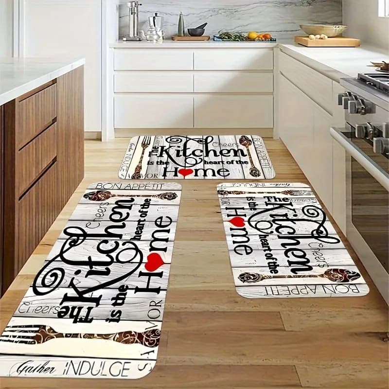 1PC Cucina Casa Modello carattore Tappeti da cucina Tappetini antiscivolo Tappeti da bagno pop Tappetino da bagno Tappeto per la casa Lavandino Lavanderia Decor
