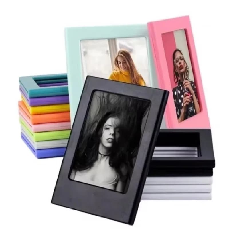 Nuove cornici magnetiche da 5 pezzi per frigorifero, magneti per cornici per foto da frigorifero da 3 pollici per Mini pellicole Fujifilm Instax