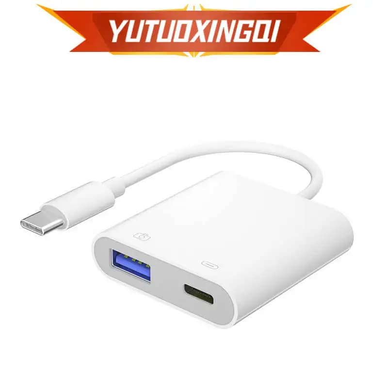 USB TIPO C to Type C USB3.0 A OTG converter card reader for Android phone PC to PD QC Charging suitable for mobile hard drives