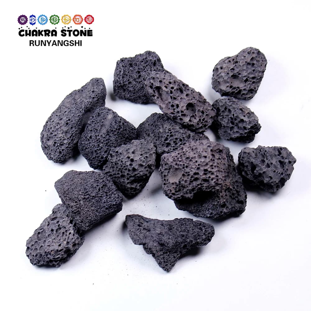 50 g/natural shell Vulcan Rock Original Stone Aromatherapy Essential Oil Diffuser Stones Irregular Energy Stone for Pendants And Pendants Women