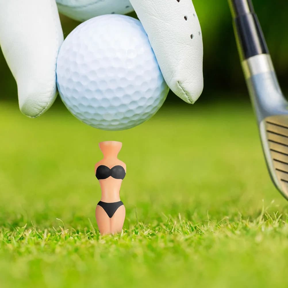 5 Pezzi Piccoli Tee da Golf in Plastica Riutilizzabili, Creativi e Innovativi in ABS, per Pratica, Durevoli e Stabili, per Esterni