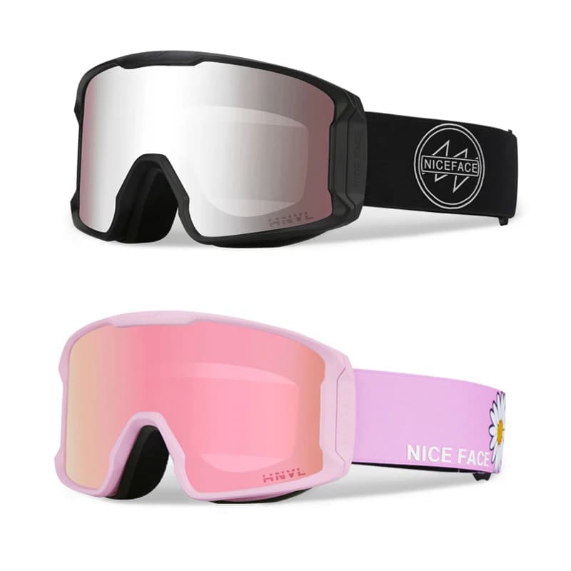 Anti-fog donna uomo occhiali da sci Sport Mountain Man occhiali da neve doppia lente donna occhiali da sci maschera da moto invernale femminile
