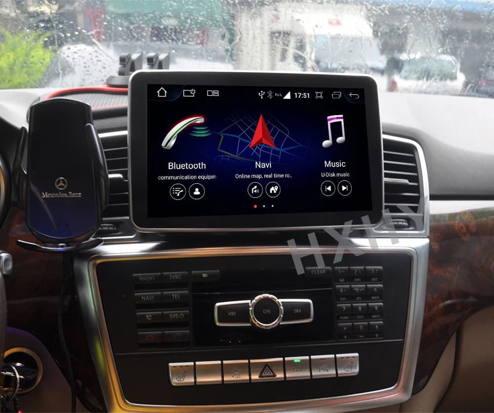 Qualcomm 8.4/9.0inch Android 13 8Core 8+128G Car Radio BT GPS For Mercedes Benz ML W166/GL X166 2012-2015 Multimedia Stereo DSP