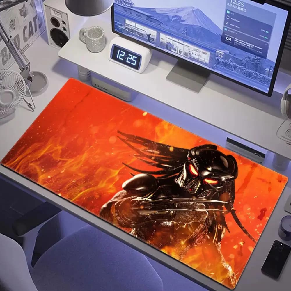 Predator Warrior Pattern Alien Monster Mouse Pad Computer Custom Desktop Mouse Pad tappetino per Mouse tappetino morbido antiscivolo