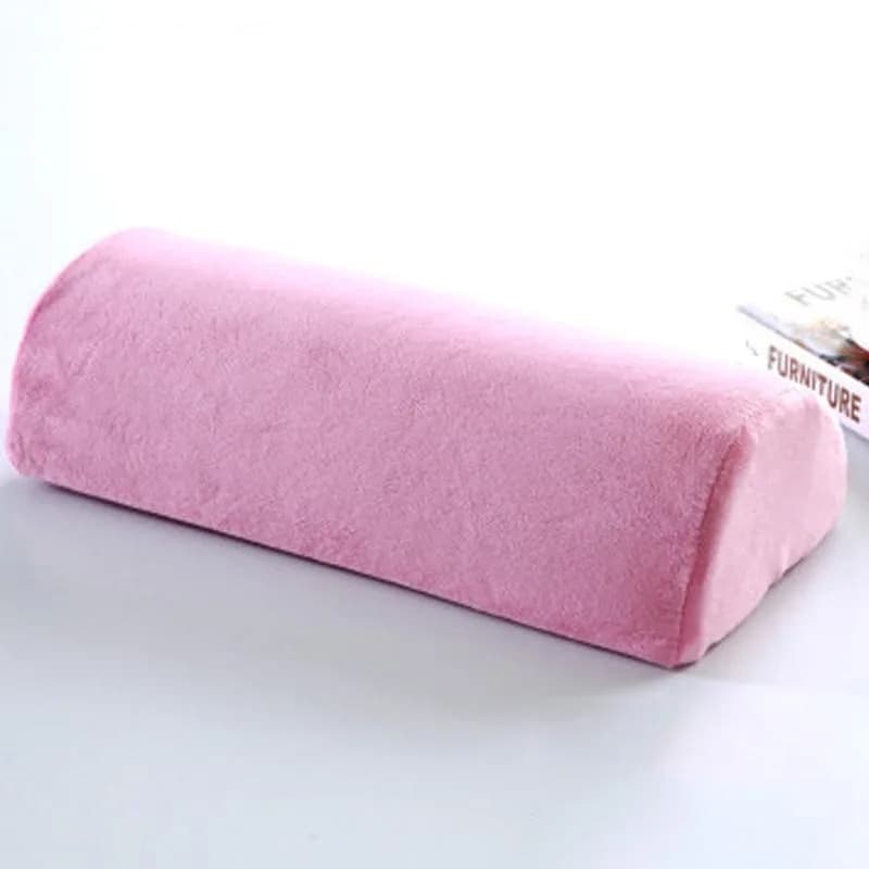 Cuscino imbottito comfort per gambe, schiena e testa, fodera in cotone memory foam, cuscino di supporto lombare a mezzaluna per cuscino semi-rotolo