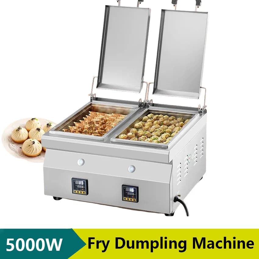 5,000 W High Power Commercial Electric Frying Machine Square Panel with 12 mm thick iron plate
