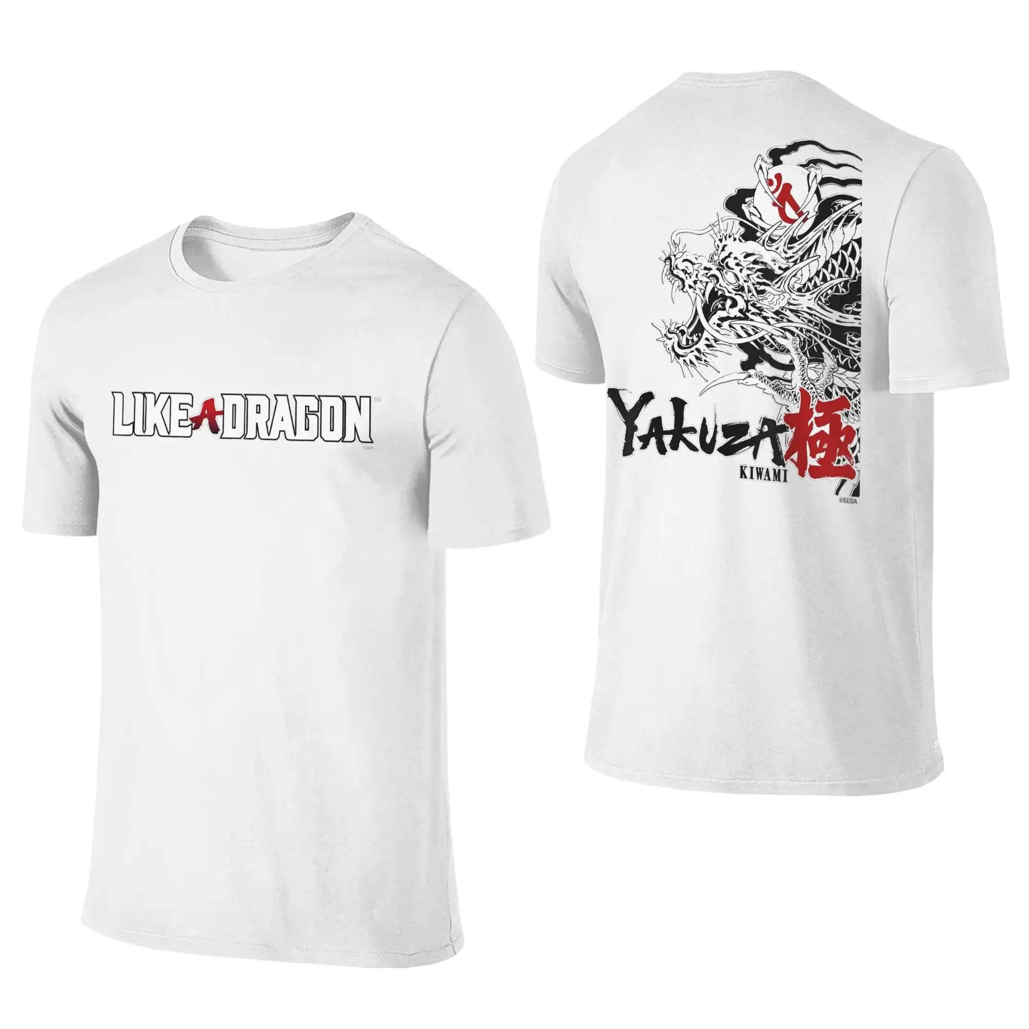 T-Shirt Like a Dragon & Yakuza Kiwami for Men and Women, T-Shirt of Japanese Game, Short Sleeve, Crewneck, Cotton, Two Side Gift