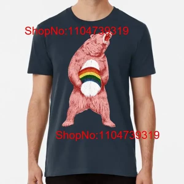 Still Careing Bear dalla S alla 5XL Made in AU USA T-shirt vintage lavata e comoda da indossare tutti i giorni Casual unisex streetwear