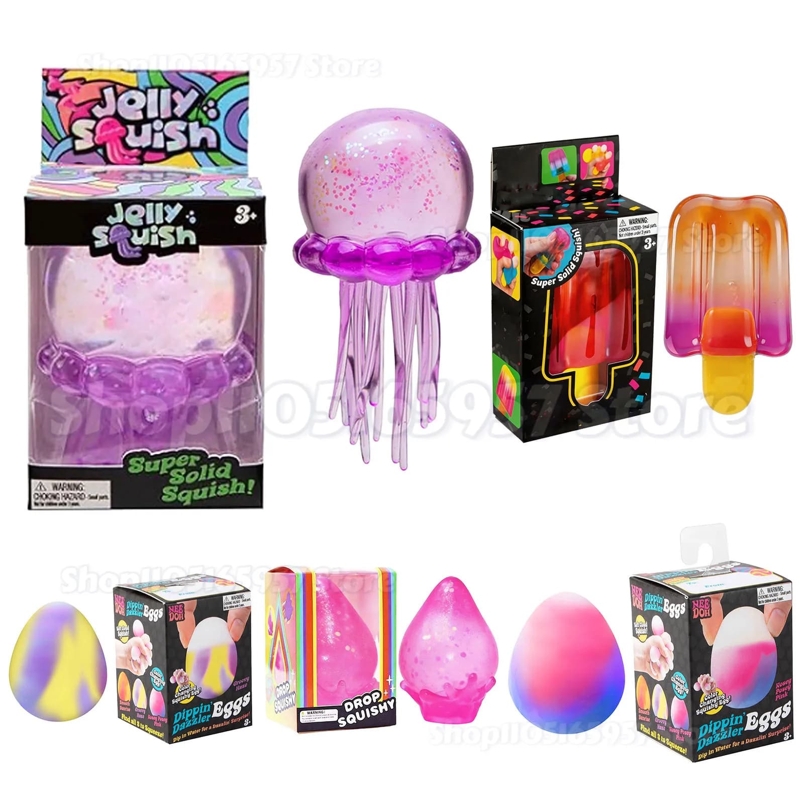 Nuovo Arrivo NeeDoh Golden Egg Hunt Surprise Blind Box, Giocattolo Squishy Antistress di Pasqua per Bambini, Regalo per Feste e Vacanze