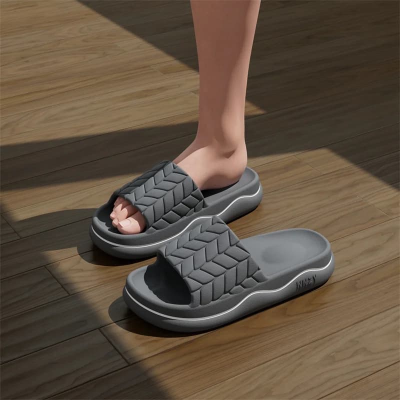 Pantofole antiscivolo da donna con suola spessa estiva da uomo Sandali da spiaggia per interni ed esterni per la casa Scarpe da donna alla moda