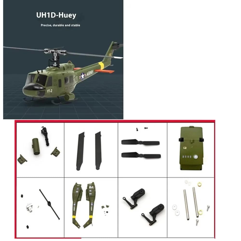 Accessori per Elicottero RC F07V UH-1D, Rotore, Lama, Supporto Rotore, Parti per Elicottero RC F07V