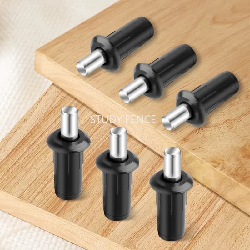50/100/200PCS Iron Nickel Plated Furniture Connectors Fixed Wooden Board Tool Household Hardware Accessories Cabinet Door Tools