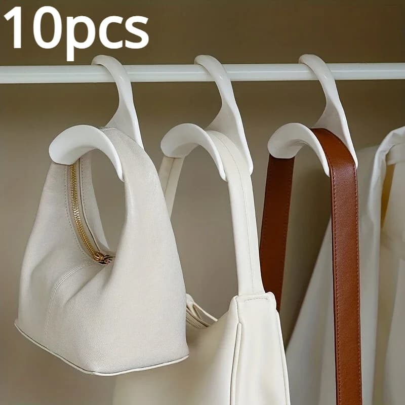 10 pz Allargare Ganci Multiuso Gancio di Collegamento Salvaspazio Cappello Sciarpa di Seta Scialli Borsa Appendiabiti Armadio Organizzatore