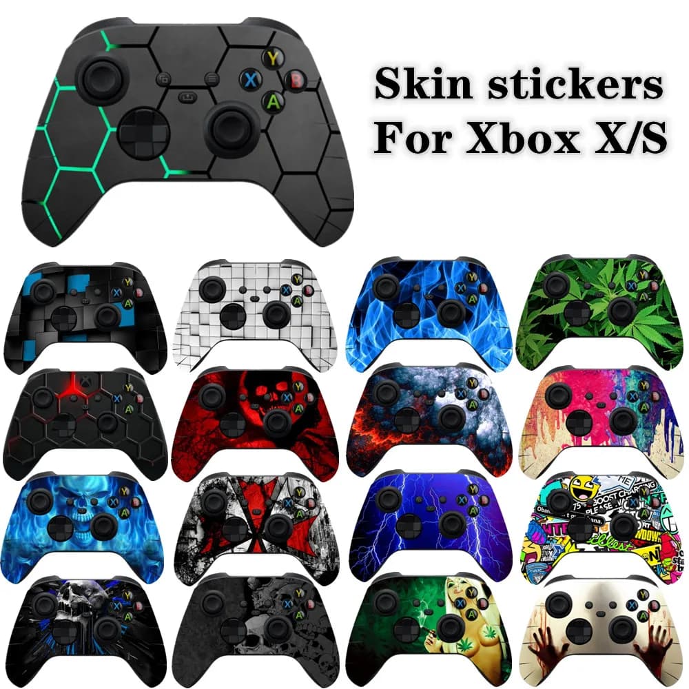 NUOVO Gamepad Adesivo antiscivolo per la pelle per Xbox Series X/S Controller Joystick Accessori per decalcomanie protettive Adesivi per la pelle antipolvere