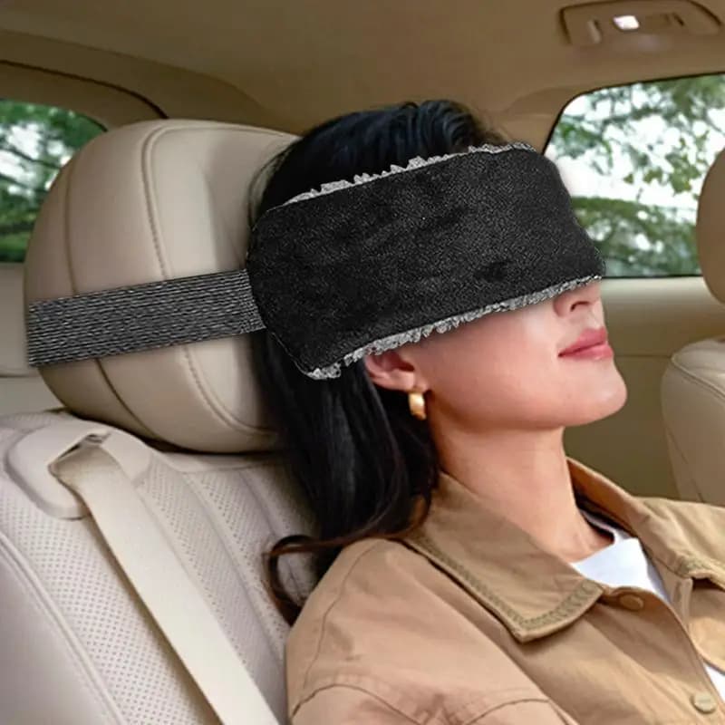 Cinghia di supporto per la testa regolabile Comoda fascia di supporto per il collo di aeroplani e auto Cuscino da viaggio compatto Alternativa per la testa