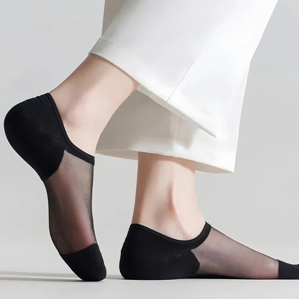 6 Paia di Calzini Invisibili Ultra-Sottili alla Moda, Traspiranti, Senza Cuciture, Antiscivolo, Estivi, a Taglio Basso per Uso Quotidiano