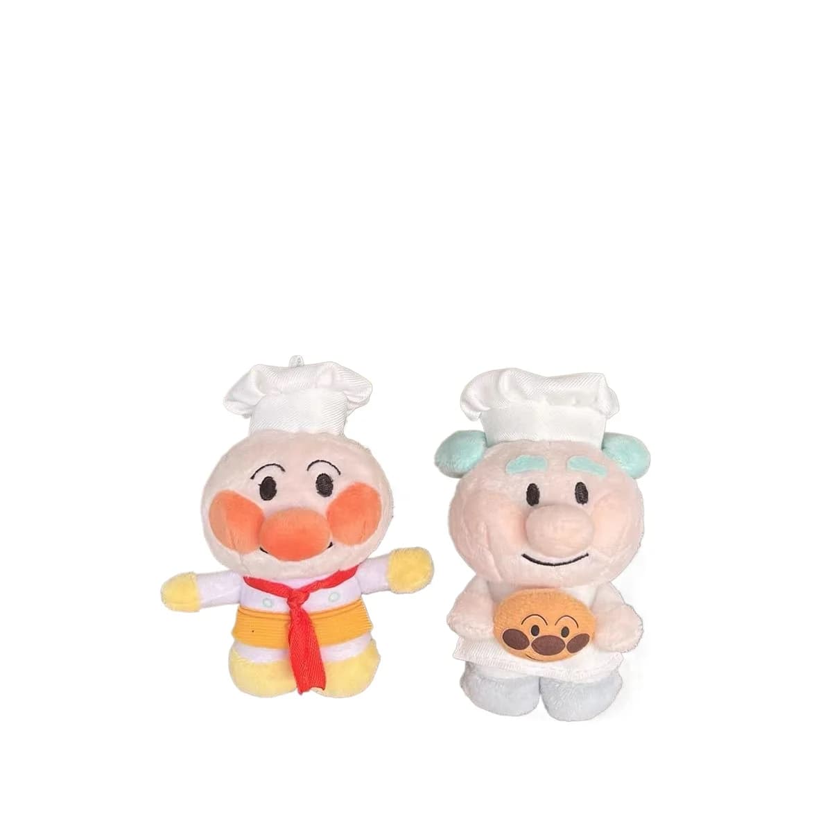 Anpanman Plush Keychains Cute Cartoon Jam Uncle Doll Bag Pendant Fashion Backpack Hanging Decor Ornaments