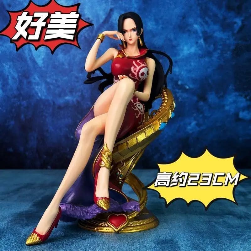 One Piece Seven Deadly Sins Empress Divano Ornamento BT Hancock Bella ragazza fatta a mano Action Figure da collezione regalo