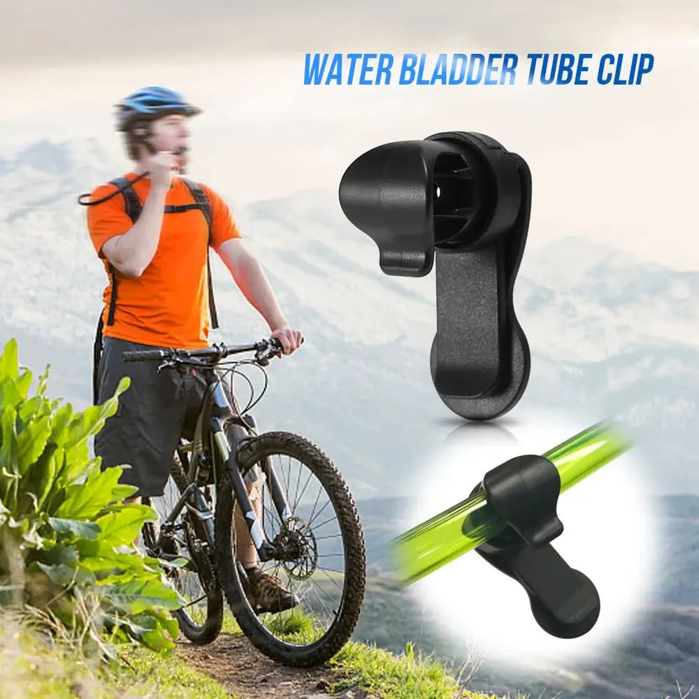 Holder Camping Outdoor Tools Hiking Water Bladder Bag Cilp Drink Tube Clip Tube Clip Hydration Pack