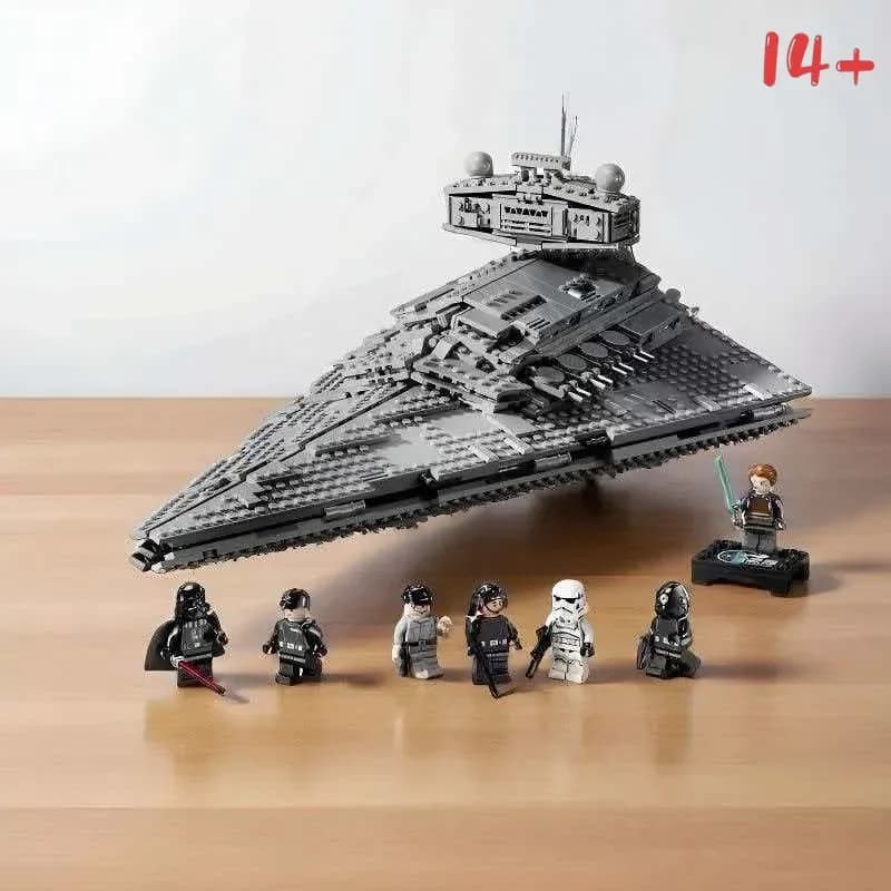 Disney 75394 Imperial Star Destroyer 25th Anniv Blocks Modello di astronave per ragazzi, regalo di Natale compatibile con i mattoncini LEGO