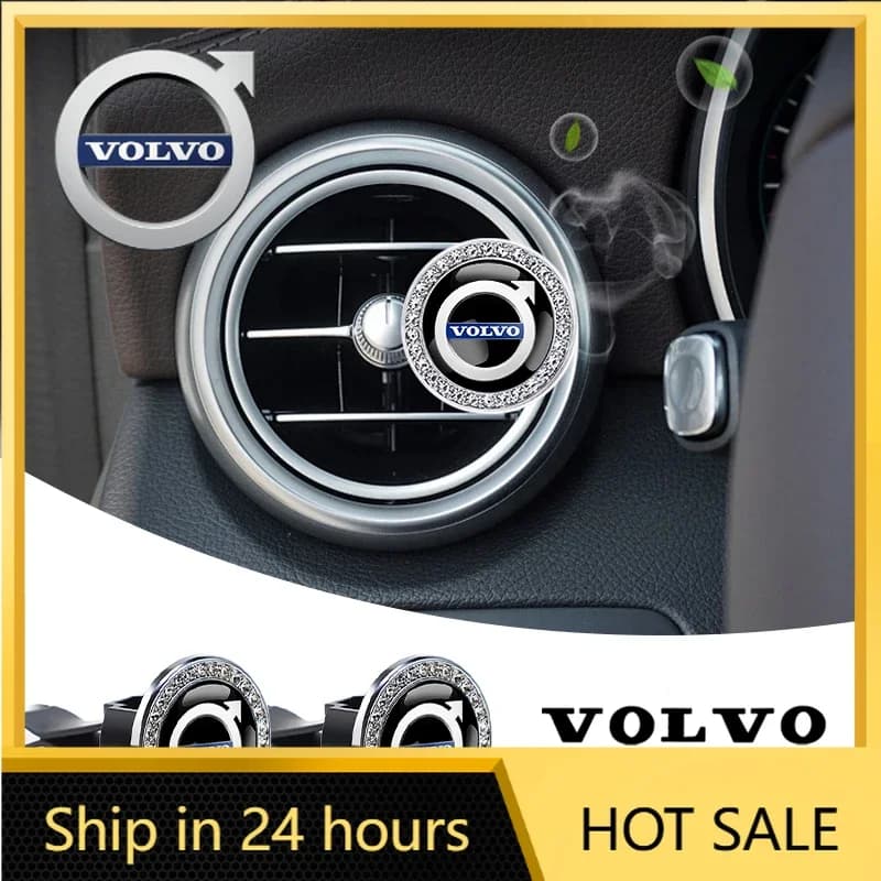 Coprivolante Deodorante Auto Accessori Interni Diffusore di Profumo per Volvo Xc60 Xc90 V40 V60 S60 V50 V90 S80 C40 XC4
