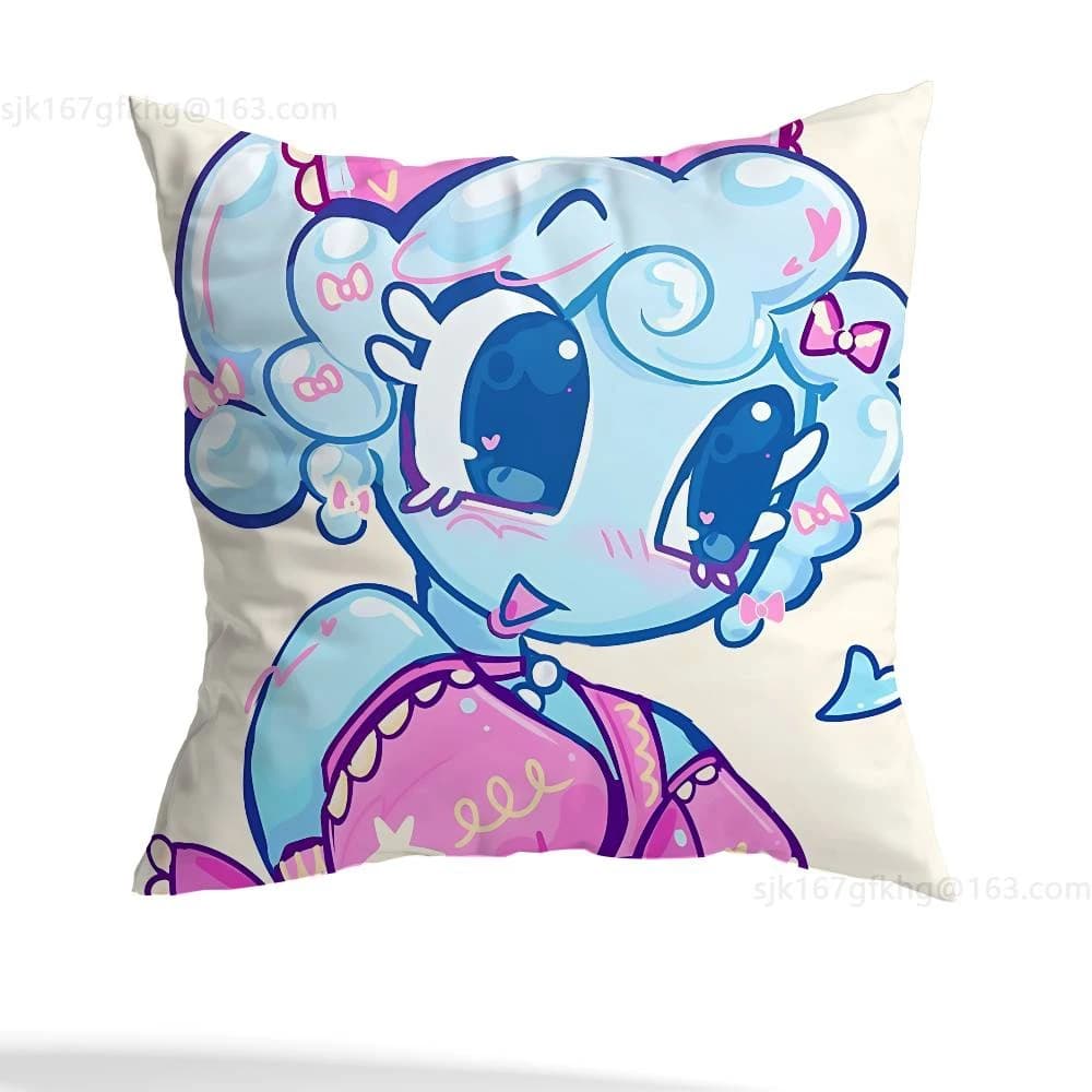 D-Dandys W-World Goob Bassie Astro pillow case, dustproof pillow case, invisible zipper, in soft silky plush, sofa cover