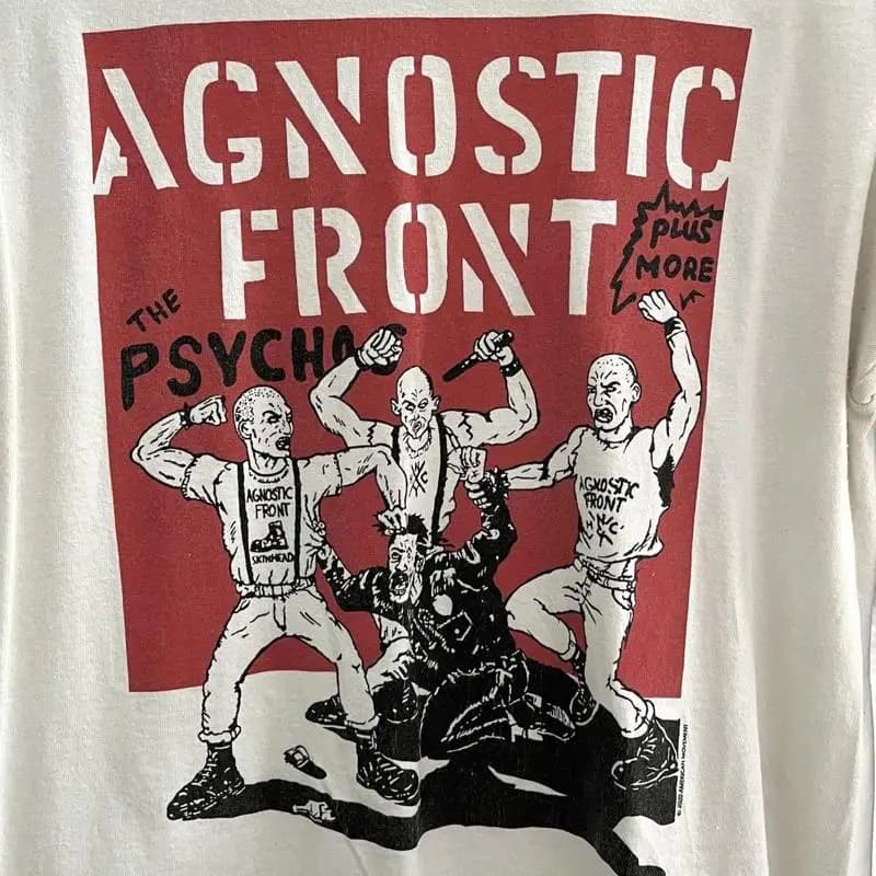 Agnostic Front Band The Psychos T Shirt Full Size S 5XL