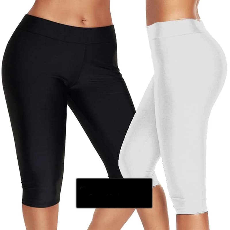 Pantaloni da yoga a vita alta da donna Collant da allenamento corti a prova di squat Sport femminili Fitness Gym Flex Capri Leggings per donna
