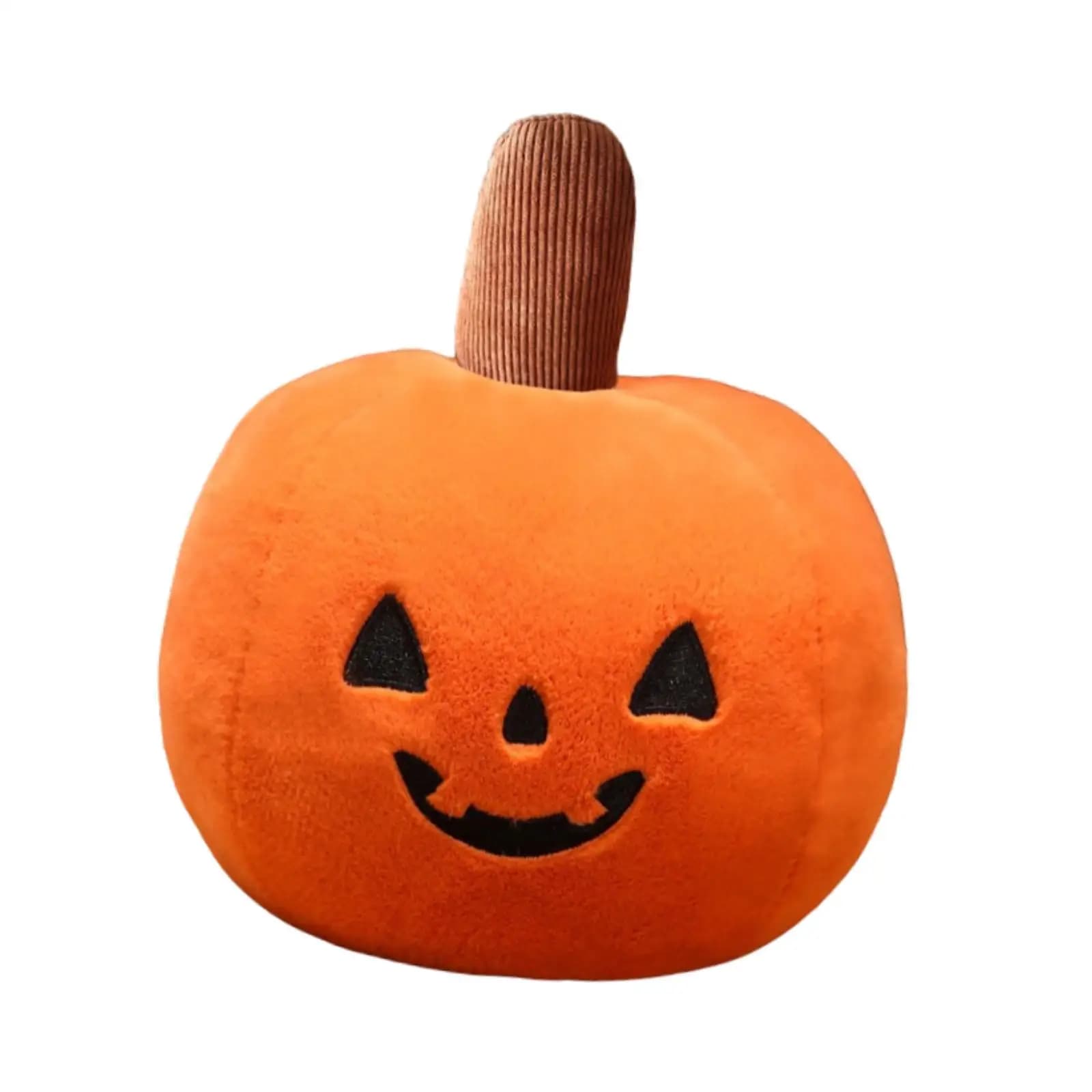 Halloween Pumpkin Throw Pillow Lovely Ornament Demon Face Festival Gifts Plush Toy for Gathering Living Room Home Sofa Children