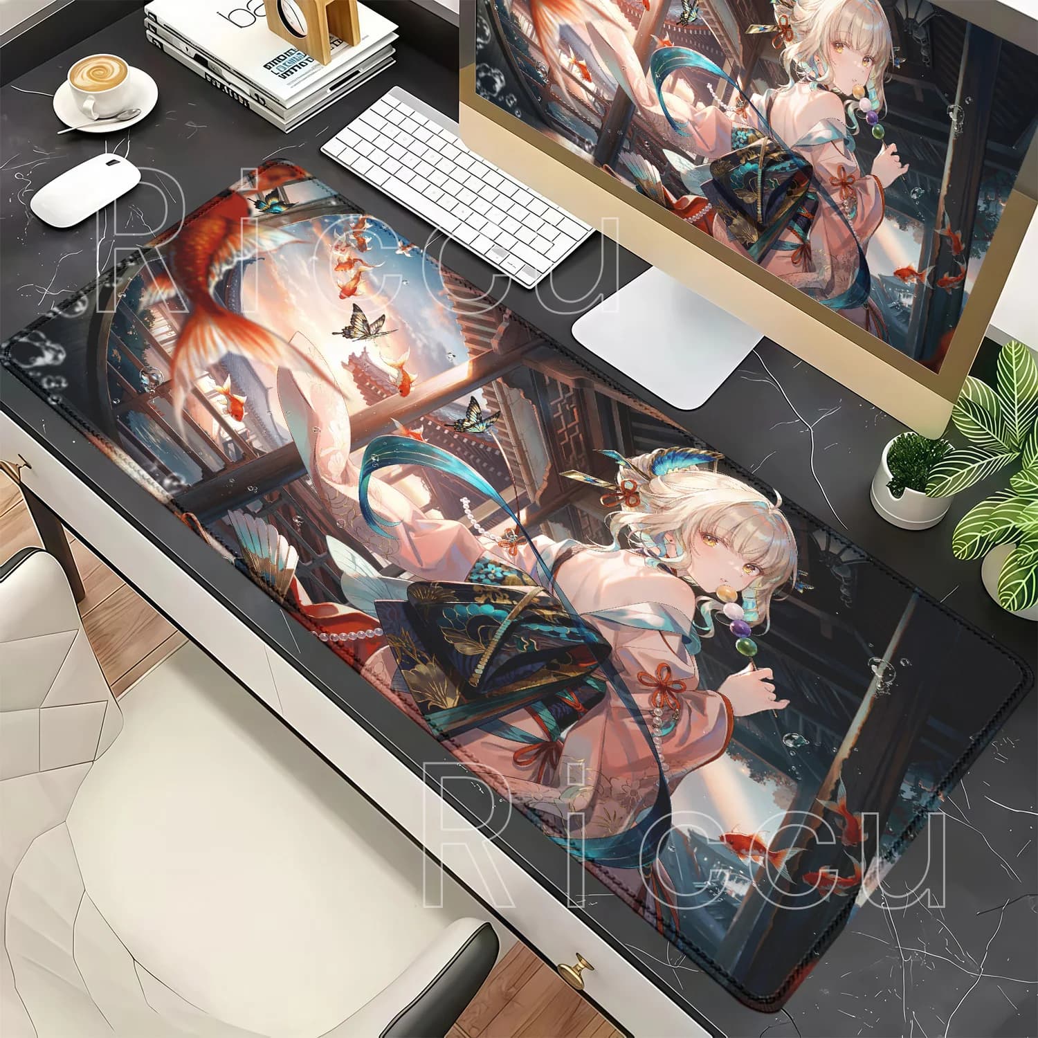 PC Gaming Mouse Pad Suisui‌ Yangyang Wuthering Waves WuWa Offices Overlock Larger Mousepad HD Printing Anime Sexy Girl Desk Mat