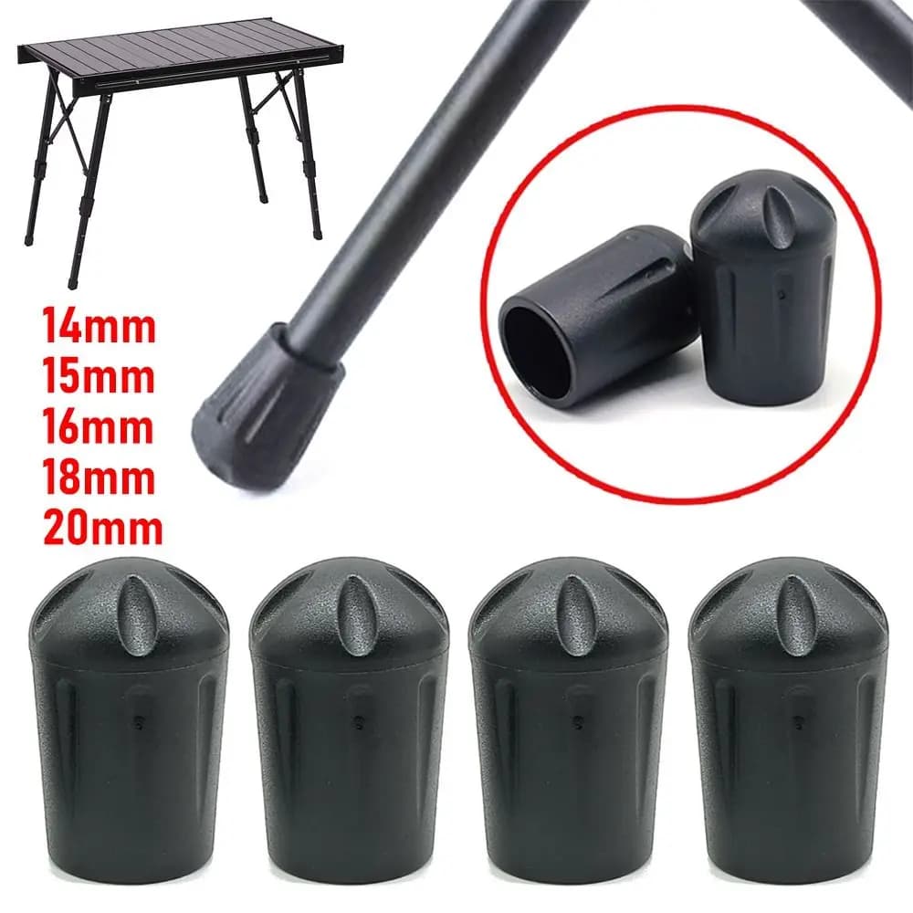 1/4Pcs protezioni per le gambe della sedia protezioni per le gambe della sedia protezioni antiscivolo resistenti all'usura fodere per i piedi della palla da campeggio accessori per sedie