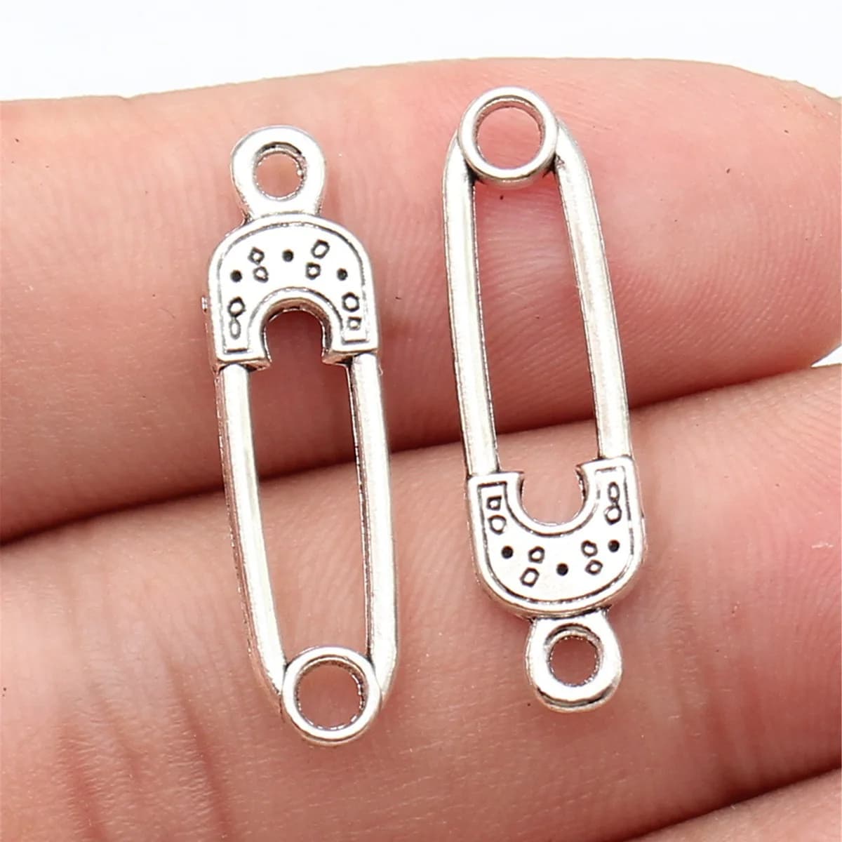 Charms Jewelry Making Accessories Zinc Alloy Paperclip Pins Handmade For Handmade Craft Bracelet