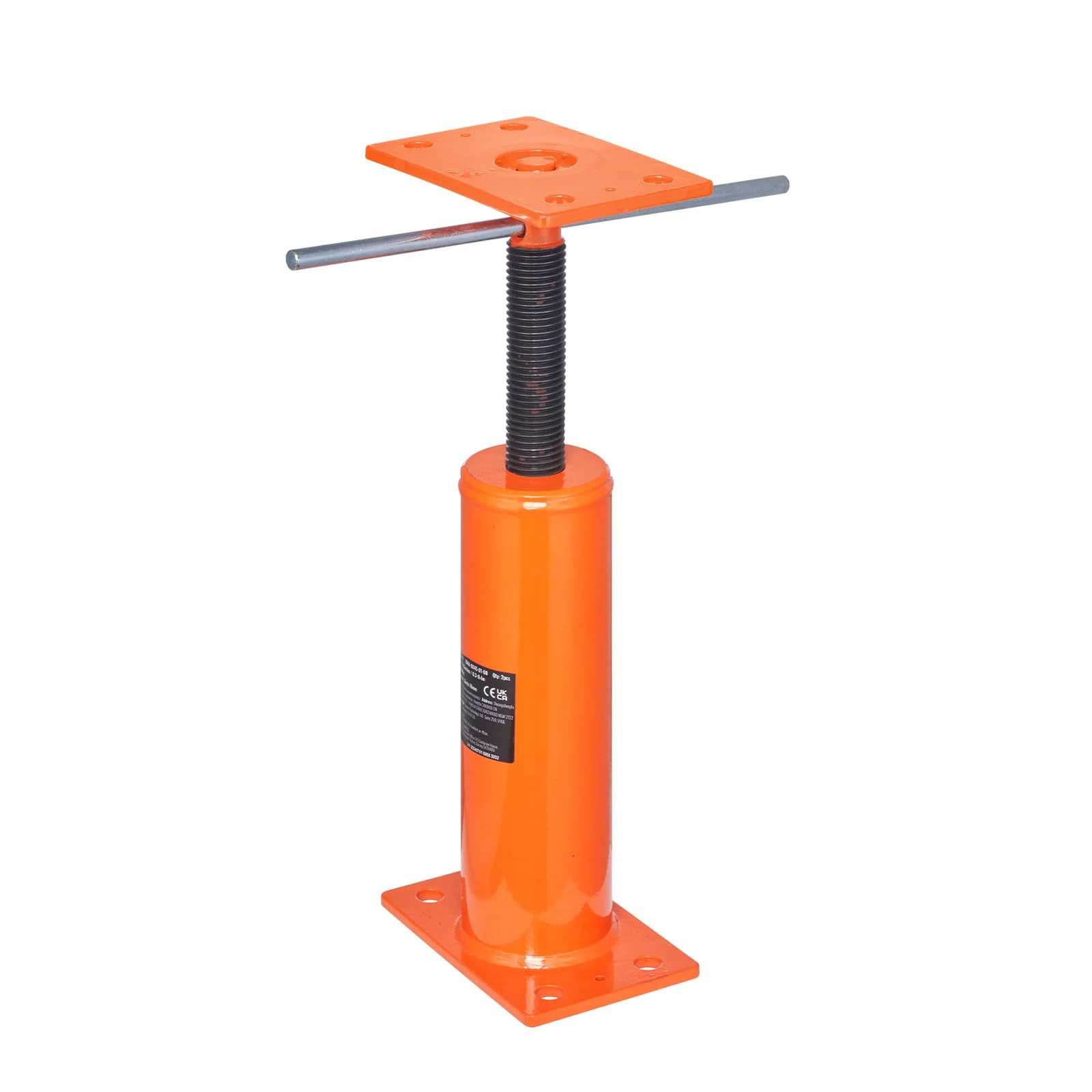 SucceBuy 1/2 pz Martinetto da Pavimento per Casa 12 "-16" Telescopico 9700 libbre Fascio di Supporto Regolabile Martinetto per Piedino per Livellamento Ascensore