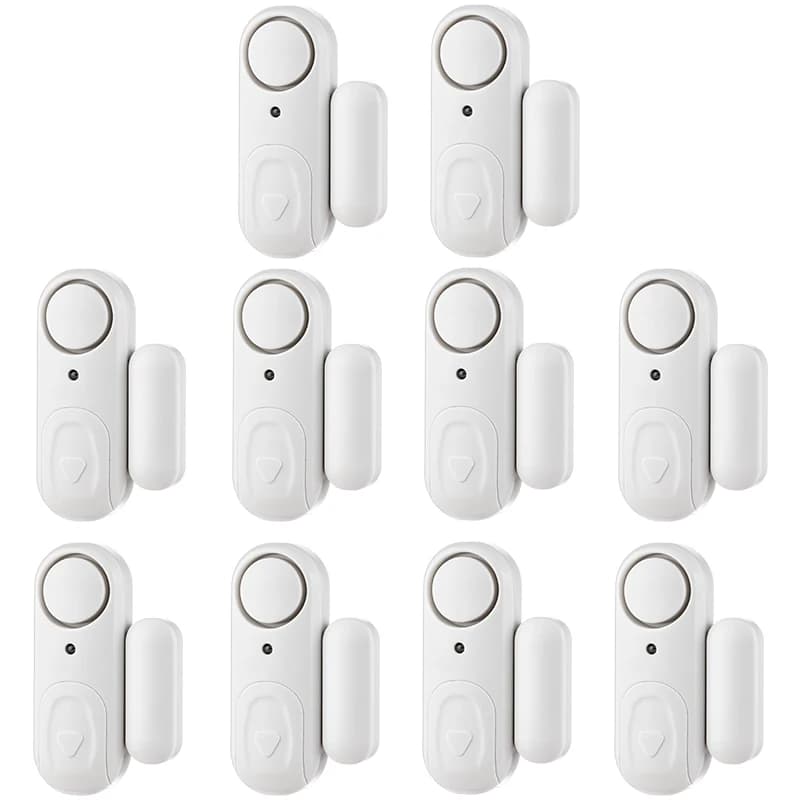 KERUI Rilevatore di sensori magnetici per porte e finestre wireless con allarme di sicurezza per sensore porta batteria per lavori di sicurezza domestica in modo indipendente