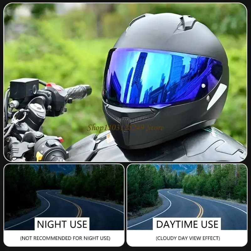 N5KD Aggiornamenti Caschi Visiere Visiere Resistenti ai Graffi Viaggi a lunga Visiere Angoli Larghi per