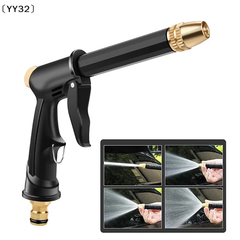 Pistola a spruzzo ad alta pressione per lavaggio auto, irrigazione giardino, ugello per tubo, attrezzo per pulizia auto, idropulitrice automatica [YY32]