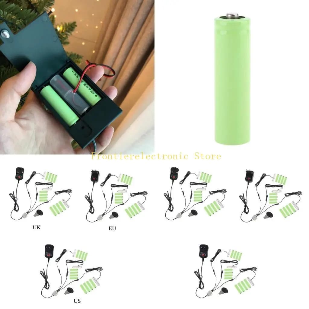 G8DB Eliminatore batterie AA da 1 a 3 LR6 per regolabarba spazzolino da denti specchio per trucco giocattolo